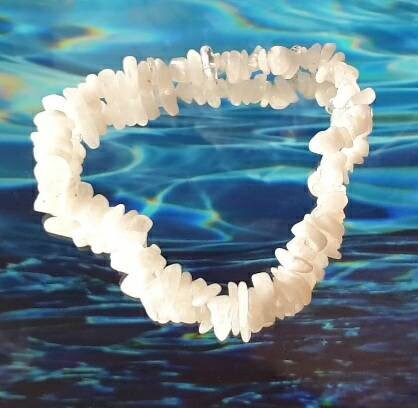 Rainbow Moonstone Crystal Bracelet Handmade In Ireland